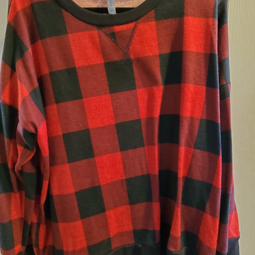 Buffalo Plaid Honeyme Top